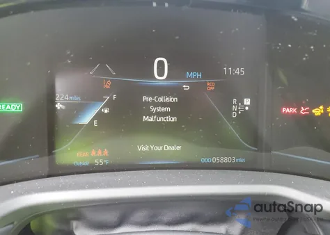 2021 Toyota Mirai Xle из США, поврежденный, VIN JTDAAAAA4MA001425